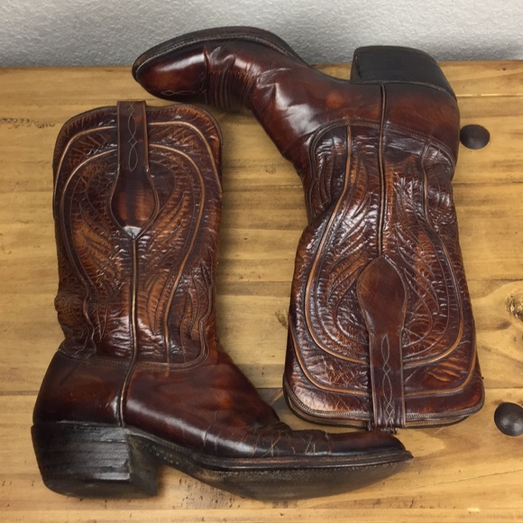 Lucchese Other - Vintage Lucchese Cowboy Boots 9.5